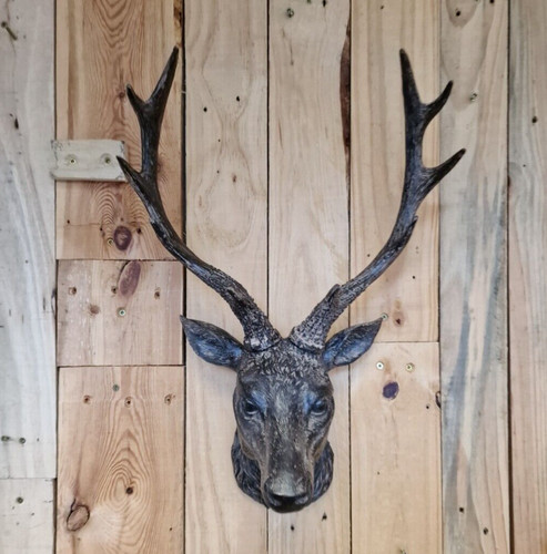 Wall mounted stag head - stag,