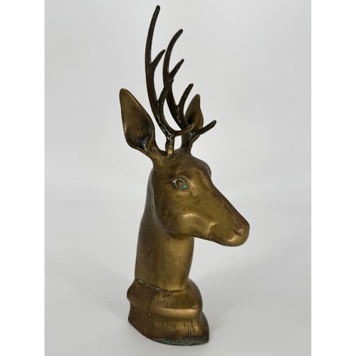 Brass bookend mounted - brass,