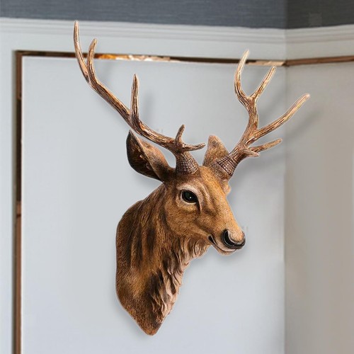 Wall mounted deer head - wall,