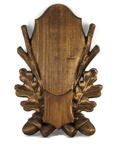 Wooden base shield trophy - base,