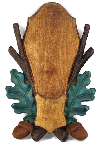 Wooden base shield trophy - shield,