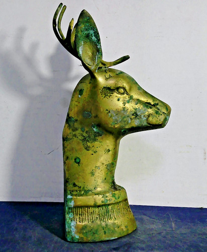 Brass single bookend mounted - brass,