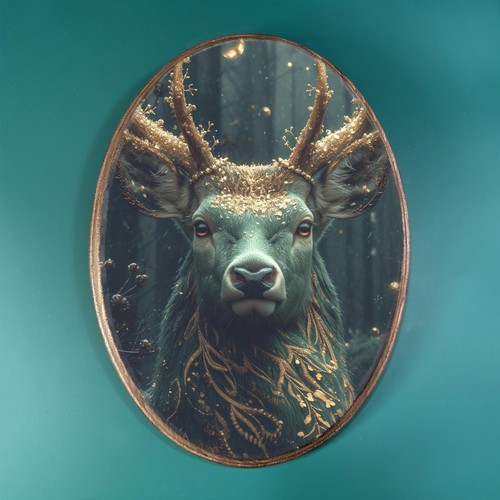 Enchanted stag close - enchanted,