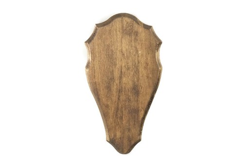 Wooden base shield - base, trophy